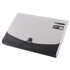 Harmonikamappa A/4 12 részes d.rect fekete