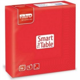   Szalvéta FATO Smart Table (33x33cm) 2 rétegű piros (50db/csg) 