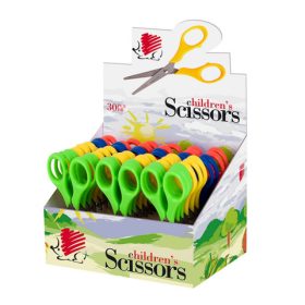 ICO Süni olló 13,5cm iskolai kerek véggel