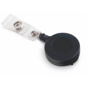   Kihúzható jojó belépőkártya tartóhoz 32 mm műanyag fekete