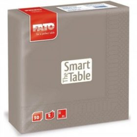   Szalvéta FATO Smart Table (33x33cm) 2 rétegű galamb szürke (50db/csg)
