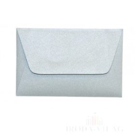 Színes boríték névjegy selyemfényű aquamarine kék KF