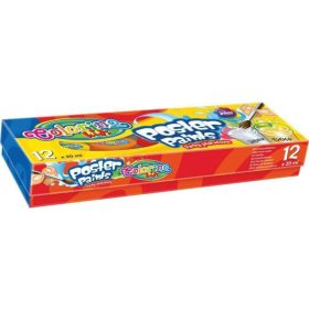   Colorino kids Poster Paints tégelyes temperakészlet, 12x20ml