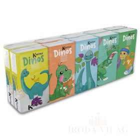 Kartika papírzsepkendő 3 rétegű 10x9db Dino