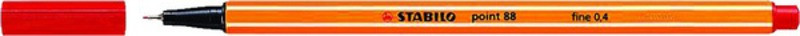 Tűfilc 0,4 mm STABILO Point 88/40 piros