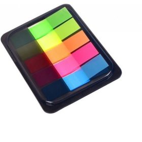 Jelölőcímke adagolóban 5x25 lapos 12x45 mm (műanyag)